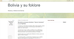 Desktop Screenshot of boliviaysufolklore.blogspot.com