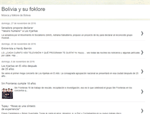 Tablet Screenshot of boliviaysufolklore.blogspot.com