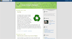 Desktop Screenshot of green-living-in-thailand.blogspot.com