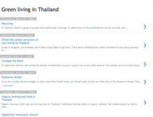 Tablet Screenshot of green-living-in-thailand.blogspot.com