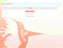 Tablet Screenshot of 4housedesign.blogspot.com