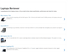 Tablet Screenshot of laptopsreviewer.blogspot.com