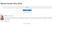Tablet Screenshot of narutolemonone-shots.blogspot.com