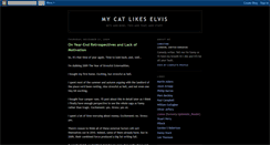 Desktop Screenshot of mycatlikeselvis.blogspot.com
