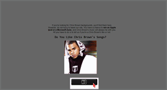 Desktop Screenshot of chrisbrownbackgrounds.blogspot.com