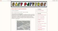 Desktop Screenshot of easypatterns.blogspot.com