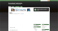 Desktop Screenshot of ociosidadesedentaria.blogspot.com