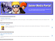 Tablet Screenshot of animemediaportal.blogspot.com