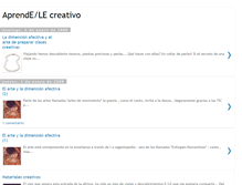 Tablet Screenshot of marcela-aprendelecreativo.blogspot.com