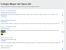 Tablet Screenshot of colegiomayordelopusdei.blogspot.com