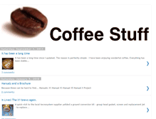 Tablet Screenshot of coffee-stuff.blogspot.com