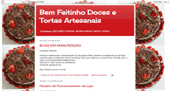 Desktop Screenshot of bemfeitinhodocesetortas.blogspot.com