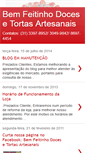 Mobile Screenshot of bemfeitinhodocesetortas.blogspot.com