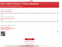 Tablet Screenshot of bemfeitinhodocesetortas.blogspot.com