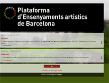 Tablet Screenshot of plateabcn.blogspot.com