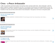 Tablet Screenshot of chesspeaceambassador.blogspot.com