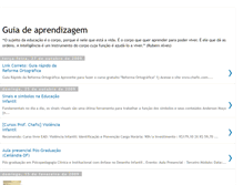 Tablet Screenshot of guiadeaprendizagem.blogspot.com