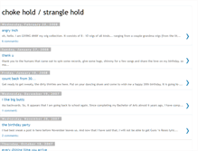 Tablet Screenshot of chokehold.blogspot.com