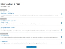 Tablet Screenshot of howtodrawarose.blogspot.com