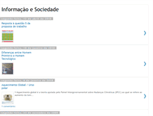 Tablet Screenshot of informacaoesociedade.blogspot.com