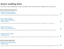 Tablet Screenshot of dream-wedding-dress.blogspot.com