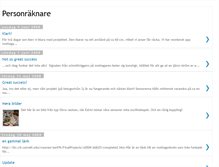 Tablet Screenshot of personraknare.blogspot.com