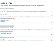 Tablet Screenshot of journal-aura-reiki.blogspot.com
