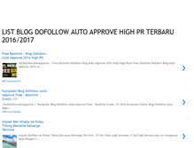 Tablet Screenshot of listdofollowautoapprove.blogspot.com