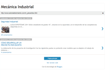 Tablet Screenshot of mekanikaindustrial.blogspot.com