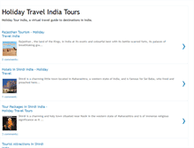 Tablet Screenshot of holidaytravelindia.blogspot.com