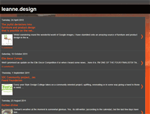 Tablet Screenshot of leanneinteriordesign.blogspot.com