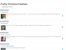 Tablet Screenshot of craftychristinacreations.blogspot.com