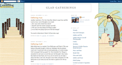 Desktop Screenshot of gladgatherings.blogspot.com