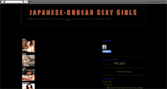 Desktop Screenshot of japanese-koreansexygirls18.blogspot.com