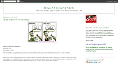 Desktop Screenshot of malaysianisms.blogspot.com