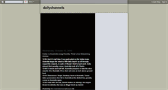 Desktop Screenshot of dailychannels.blogspot.com