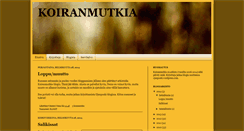Desktop Screenshot of koiranmutkia.blogspot.com