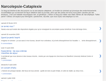 Tablet Screenshot of narcolepsie-cataplexie.blogspot.com