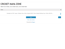 Tablet Screenshot of cricresults.blogspot.com