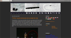 Desktop Screenshot of mundo-enigmatico.blogspot.com