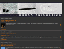 Tablet Screenshot of mundo-enigmatico.blogspot.com