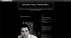 Desktop Screenshot of maximiliano-fernandez.blogspot.com