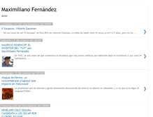 Tablet Screenshot of maximiliano-fernandez.blogspot.com