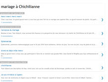 Tablet Screenshot of mariageachichilianne.blogspot.com