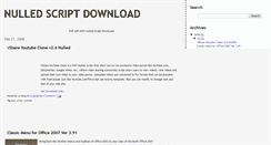 Desktop Screenshot of nulled-script-download.blogspot.com