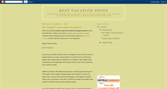 Desktop Screenshot of findthebestvacationspots.blogspot.com