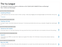 Tablet Screenshot of ivyleague-reflections.blogspot.com