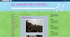 Desktop Screenshot of eljardindeatenea.blogspot.com