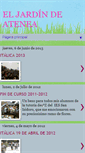 Mobile Screenshot of eljardindeatenea.blogspot.com