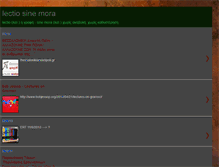 Tablet Screenshot of lectiosinemora.blogspot.com